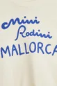 béžová Detská bavlnená mikina Mini Rodini Mallorca