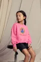 roza Otroški bombažen pulover Mini Rodini Parrot Otroški