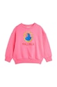 Mini Rodini bluza bawełniana dziecięca Parrot 2462012028 różowy AW24