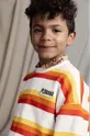 Παιδική βαμβακερή μπλούζα Mini Rodini Stripe