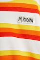 Mini Rodini bluza bawełniana dziecięca Stripe pomarańczowy 2462012400