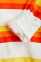 Dětská bavlněná mikina Mini Rodini Stripe 2462012400 oranžová