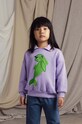 Детская кофта Mini Rodini Dolphin хлопок фиолетовой 2462012845