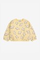 Mikina pre bábätká Bobo Choses Freedom Bird 224AB027 žltá AW24
