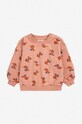 Кофта для немовлят Bobo Choses Hungry Squirrel 224AB034 помаранчевий AW24