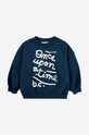 Bobo Choses hanorac de bumbac pentru copii Once Upon a Time 224AC041 bleumarin AW24