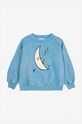 Dětská bavlněná mikina Bobo Choses Beneath The Moon 224AC042 modrá AW24