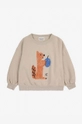 Дитяча кофта Bobo Choses Hungry Squirrel 224AC047 бежевий AW24