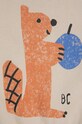 Хлопчик Дитяча кофта Bobo Choses Hungry Squirrel 224AC047 бежевий