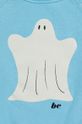 Bobo Choses bluza bawełniana dziecięca Funny Ghost niebieski 224AC051