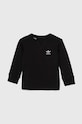 adidas Originals longsleeve dziecięcy LONG SLEEVE pozostałe czarny IW1006