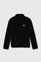 Παιδική μπλούζα adidas Originals POLAR FLEECE HZ χωρίς κουκούλα μαύρο IW3496