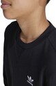 Дитячий бавовняний лонгслів adidas Originals LONG SLEEVE IW3503 чорний