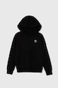 Dječja pamučna dukserica adidas Originals HOODIE IW3506 crna AW24