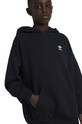 adidas Originals bluza bawełniana dziecięca HOODIE IW3506 czarny