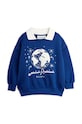 Detská bavlnená mikina Mini Rodini 2472011860 tmavomodrá AW24