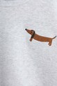 Dětská bavlněná mikina Mini Rodini Dog šedá 2472013494