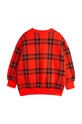 Detská bavlnená mikina Mini Rodini 2472015542 červená AW24