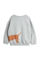 Detská bavlnená mikina Mini Rodini Dog 2472015994 sivá AW24