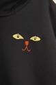 Детская хлопковая кофта Mini Rodini Cat чёрный 2472016099
