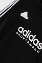 BIMBA adidas felpa per bambini J HOT FL HOODIE IX9284 nero
