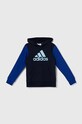 Dětská mikina adidas J BL CB HD IX9511 námořnická modř AW24