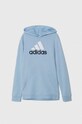 Dětská mikina adidas U BL 2 HOODIE IX9554 modrá AW24