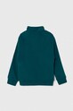 Băieți adidas Originals hanorac de bumbac pentru copii HZ CREW IY0012 turcoaz