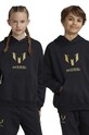 Dětská mikina adidas Performance MESSI HD s kapucí černá IY3414