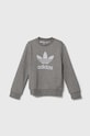 adidas Originals bluza copii TREFOIL CREW IY7436 gri AW24