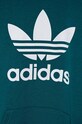 Дитяча кофта adidas Originals TREFOIL HOODIE бірюзовий IY7440