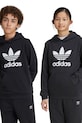adidas Originals bluza copii TREFOIL HOODIE print negru IY7446