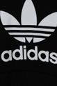 adidas Originals bluza dziecięca TREFOIL HOODIE czarny IY7446