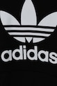 adidas Originals bluza copii TREFOIL HOODIE negru IY7446