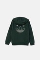 Παιδική μπλούζα adidas Originals HOODIE IY9555 πράσινο AW24