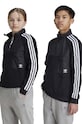 Dječja dukserica adidas Originals HZ CREW natpis crna IY9810