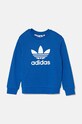 Dječja dukserica adidas Originals TREFOIL CREW IY7438 plava AW24