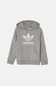 adidas Originals bluza dziecięca TREFOIL HOODIE IY7442 szary AW24