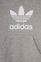adidas Originals bluza dziecięca TREFOIL HOODIE szary IY7442