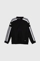 Детская кофта adidas Performance SQ21 PREKT без капюшона чёрный GK9552