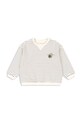 Παιδική μπλούζα Konges Sløjd AMIO SWEATSHIRT GOTS χωρίς κουκούλα λευκό KS101394