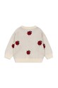 Băieți Konges Sløjd hanorac de bumbac pentru copii LAPIS KNIT BLOUSE KS101551 bej