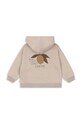 Konges Sløjd bluza dziecięca LOU SWEAT HOOD OCS z kapturem beżowy KS101566