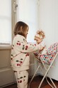 Дитяча кофта Konges Sløjd LOU SWEATSHIRT OCS візерунок бежевий KS101568