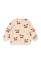 Konges Sløjd felpa per bambini LOU SWEATSHIRT OCS KS101568 beige AW24