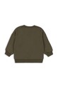 Детски суичър Konges Sløjd LOU SWEATSHIRT OCS KS101568 зелен AW24