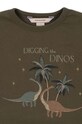 Băieți Konges Sløjd bluza copii LOU SWEATSHIRT OCS KS101568 verde