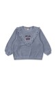 Dětská mikina Konges Sløjd WALLY FRILL SWEATSHIRT GOTS KS101731 modrá AW24