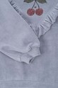 Dětská mikina Konges Sløjd WALLY FRILL SWEATSHIRT GOTS KS101731 modrá