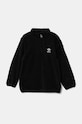 adidas Originals bluza polarowa niemowlęca POLAR FLEECE HZ bez kaptura czarny IW1010